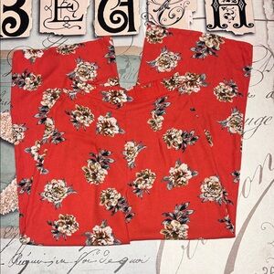 ❣️5|$25❣️Floral Red Women's Trousers